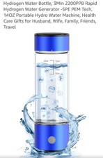 Hydrogen Water Bottle Portable